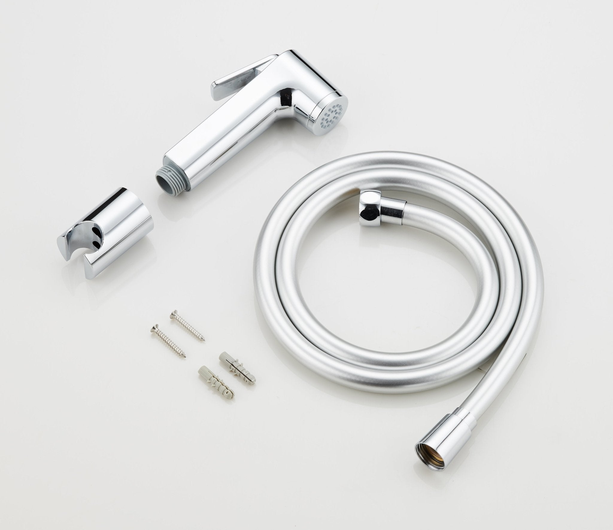 HESANIT Logic Bathroom Shattaf Set, Chrome