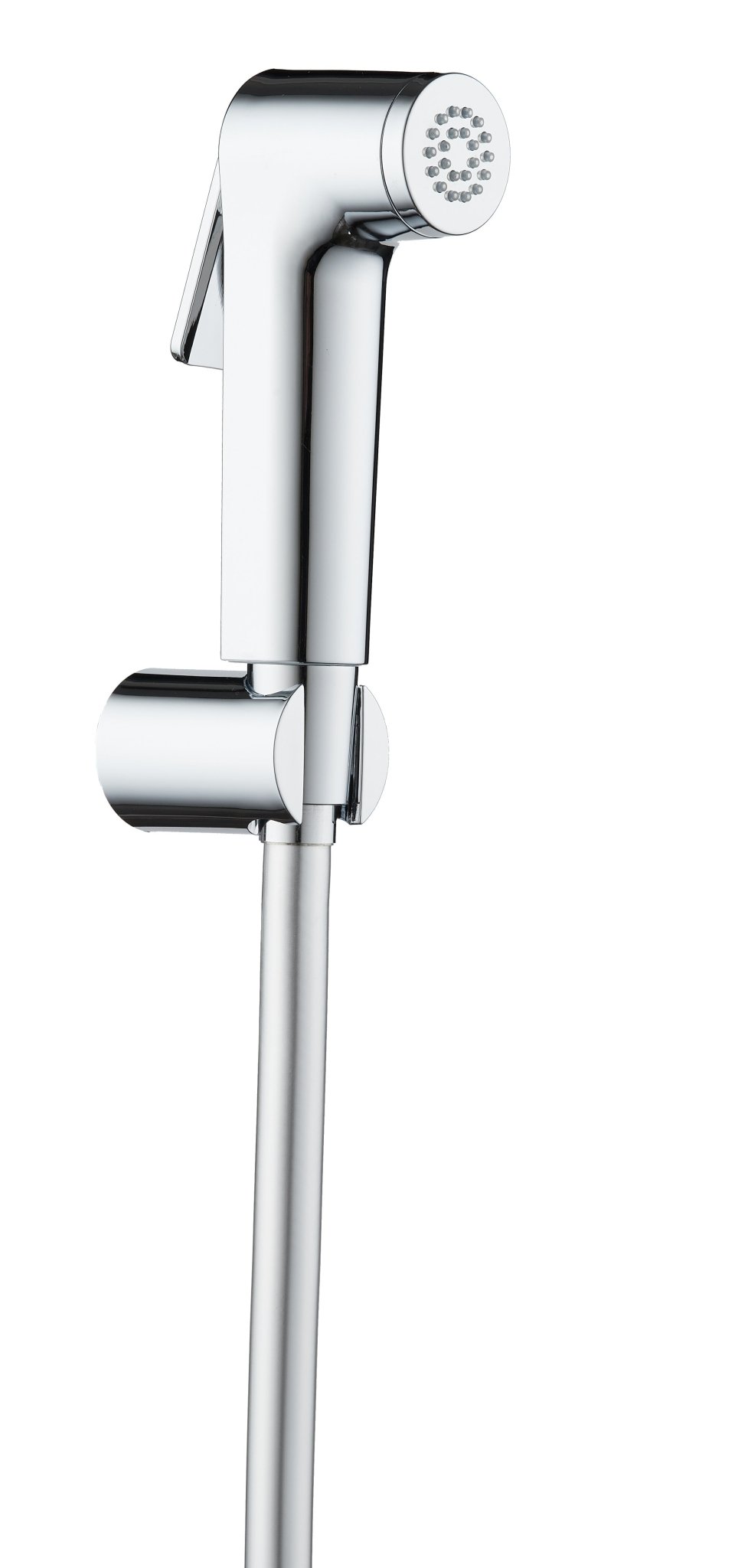 HESANIT Logic Bathroom Shattaf Set, Chrome