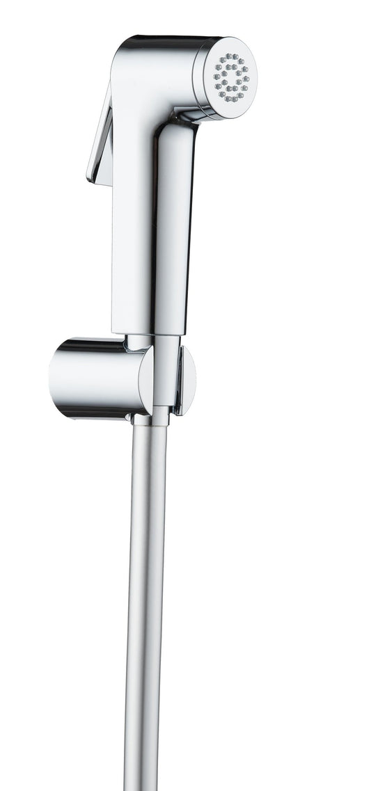HESANIT Logic Bathroom Shattaf Set, Chrome