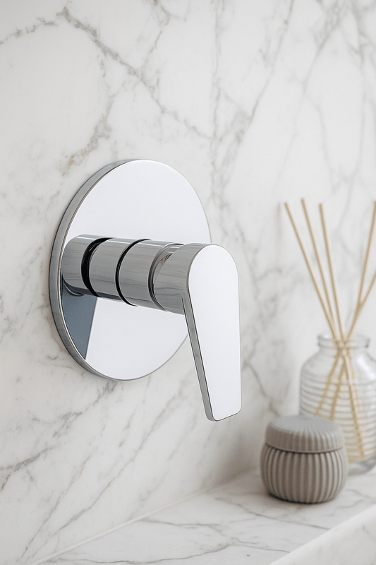 HESANIT Logic Concealed Bathroom Shower Mixer Chrome