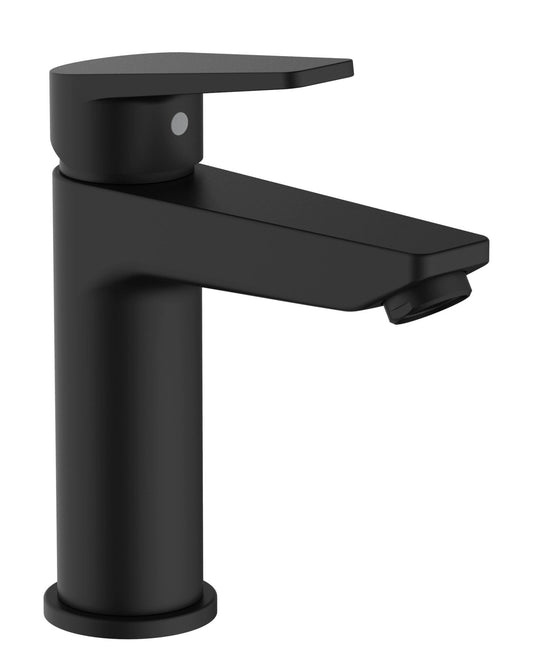 HESANIT Logic Single Lever Basin Mixer with Pop-Up Waste - Matt Black