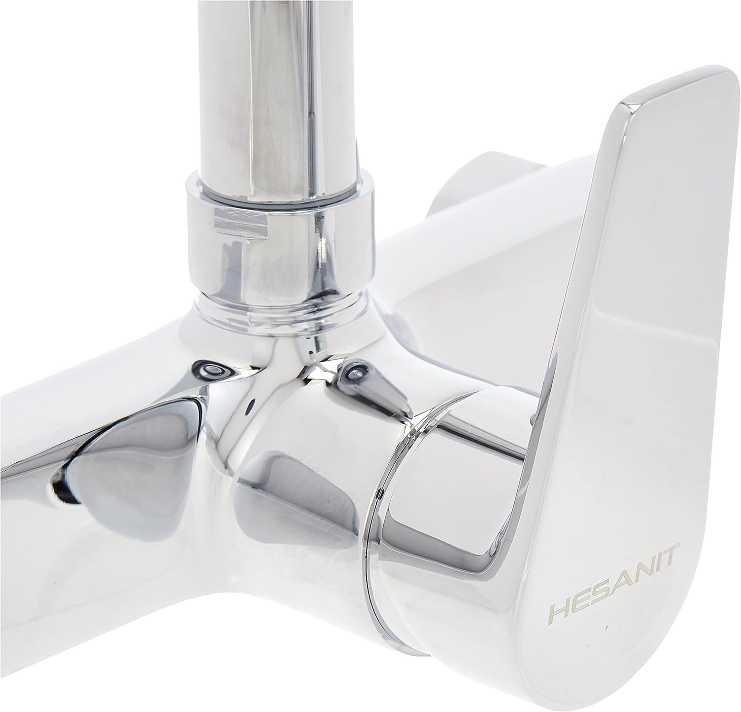 HESANIT Logic Single Lever Kitchen Wall Sink Faucet Chrome
