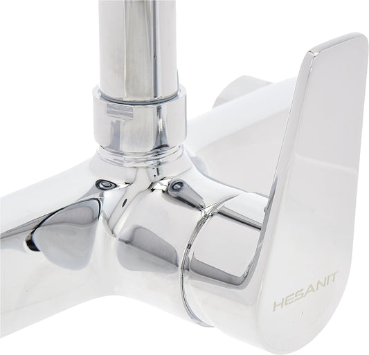 HESANIT Logic Single Lever Kitchen Wall Sink Faucet Chrome