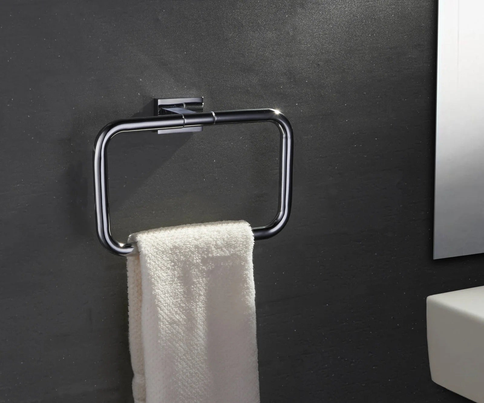 HESANIT Premium Bathroom Accessory Set, 6-Piece, Chrome Finish