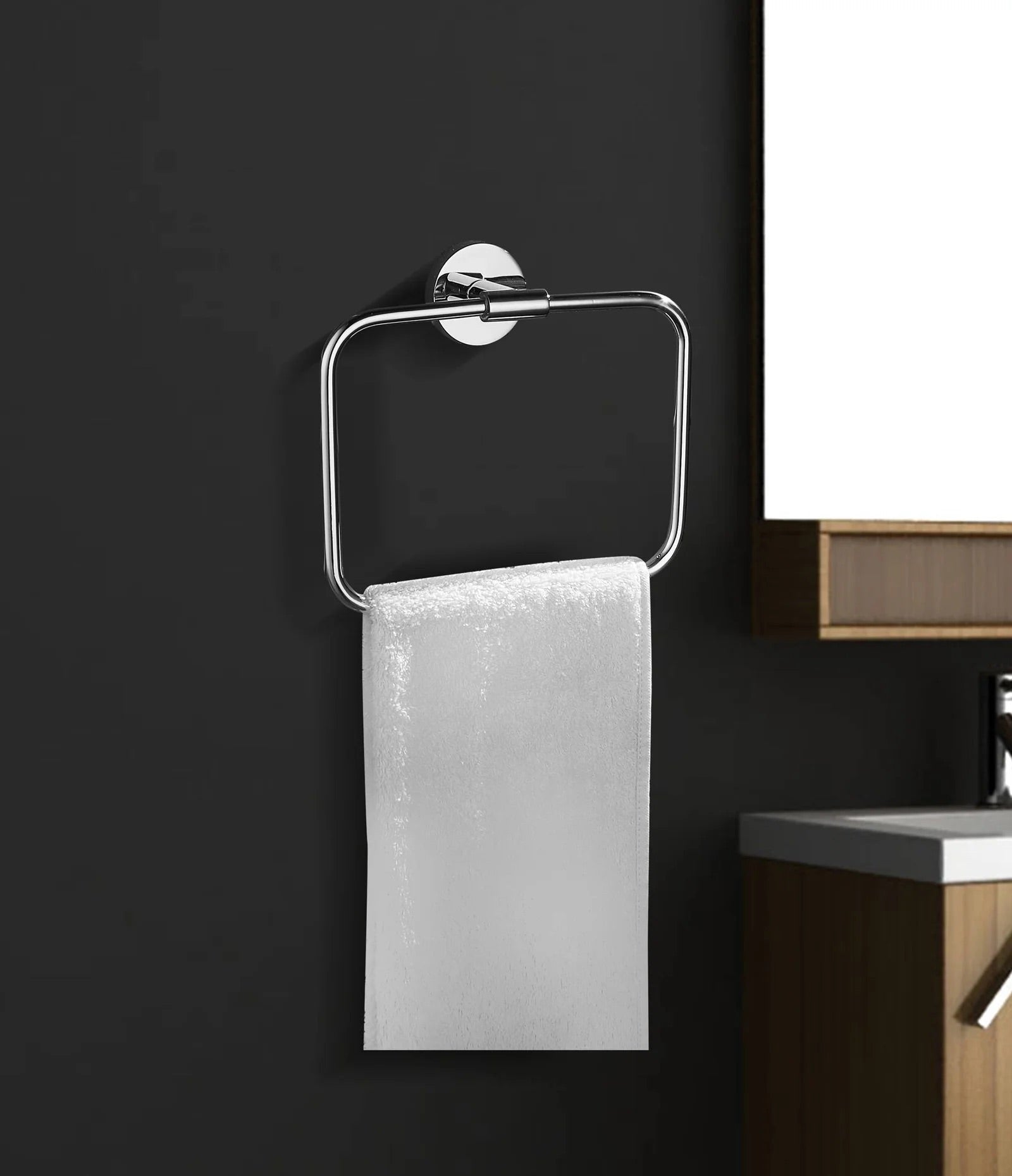 HESANIT Premium Bathroom Accessory Set, 6-Piece, Chrome Finish