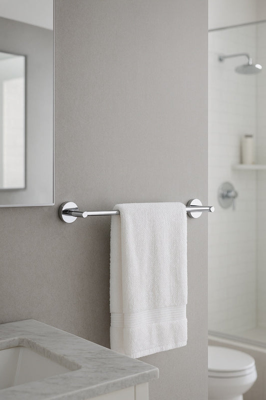 HESANIT Premium Bathroom Accessory Set, 6-Piece, Chrome Finish