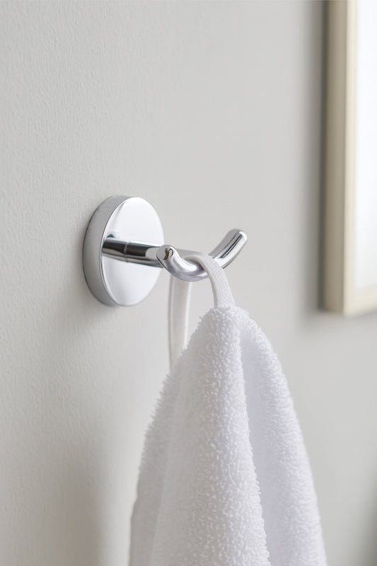 HESANIT Premium Bathroom Accessory Set, 6-Piece, Chrome Finish