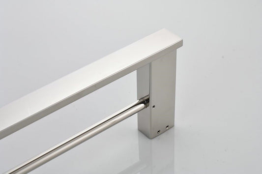 HESANIT Premium Double Wall Towel Holder – Stainless Steel, Chrome Finish