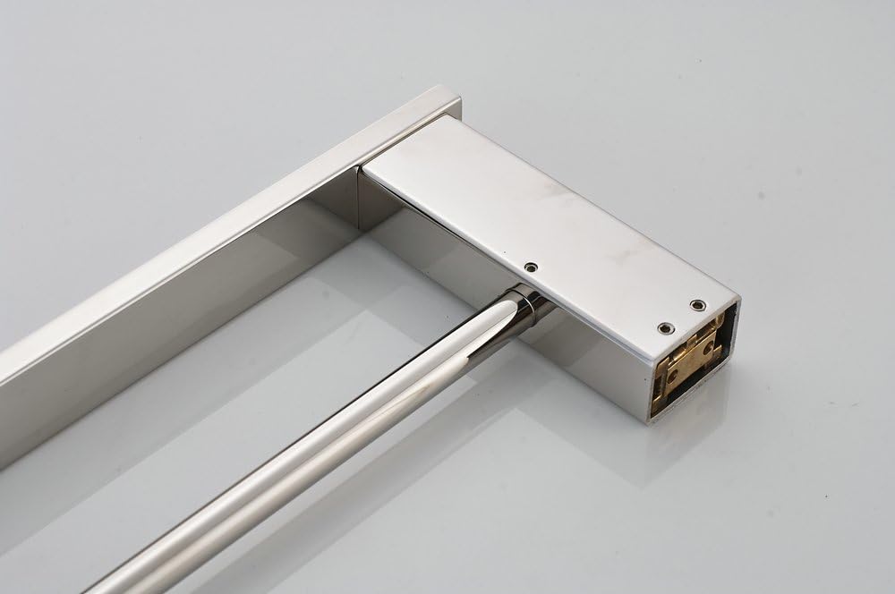 HESANIT Premium Double Wall Towel Holder – Stainless Steel, Chrome Finish