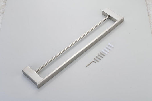 HESANIT Premium Double Wall Towel Holder – Stainless Steel, Chrome Finish