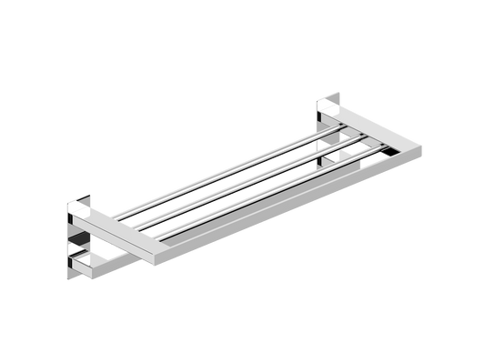 HESANIT Premium Triple Wall Towel Holder – Stainless Steel, Chrome Finish