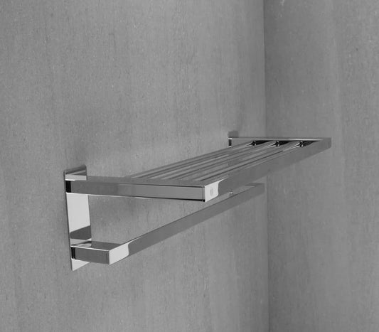 HESANIT Premium Triple Wall Towel Holder – Stainless Steel, Chrome Finish