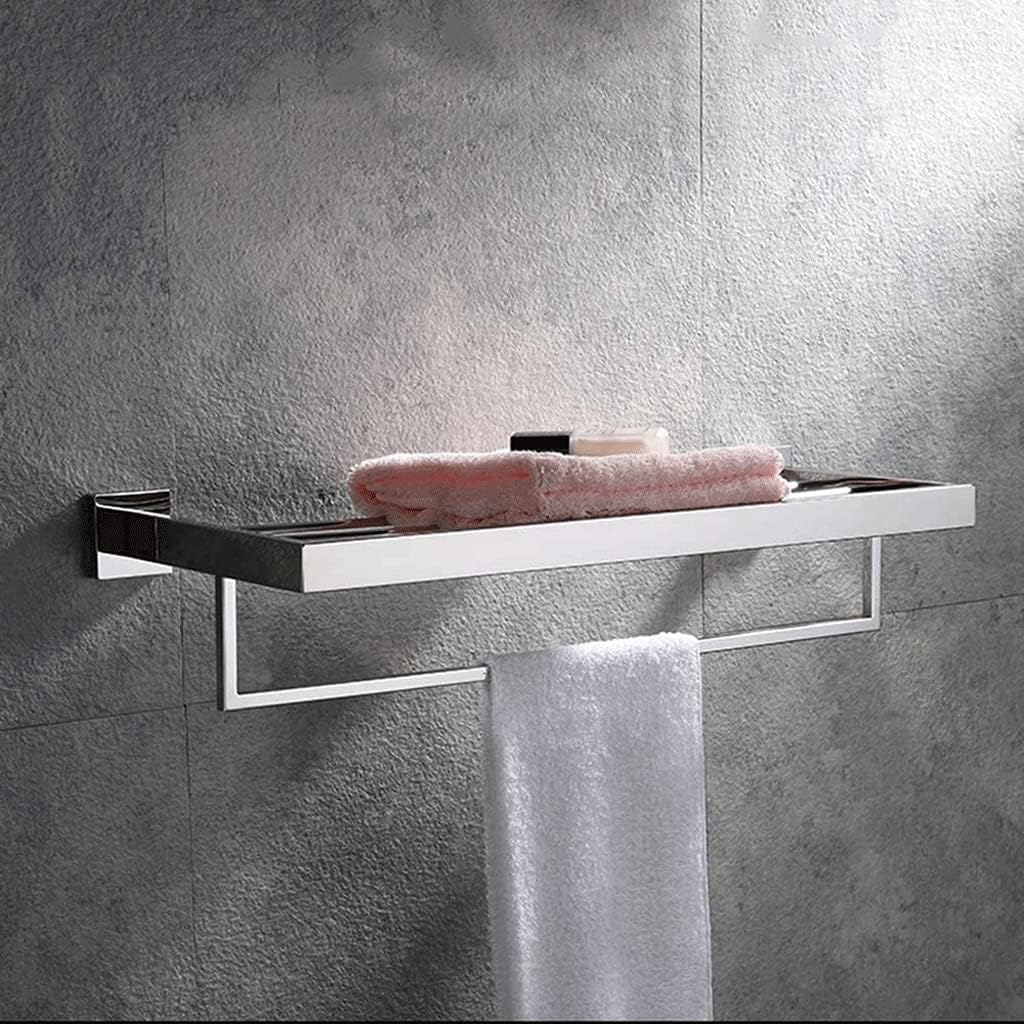 HESANIT Premium Triple Wall Towel Holder – Stainless Steel, Chrome Finish