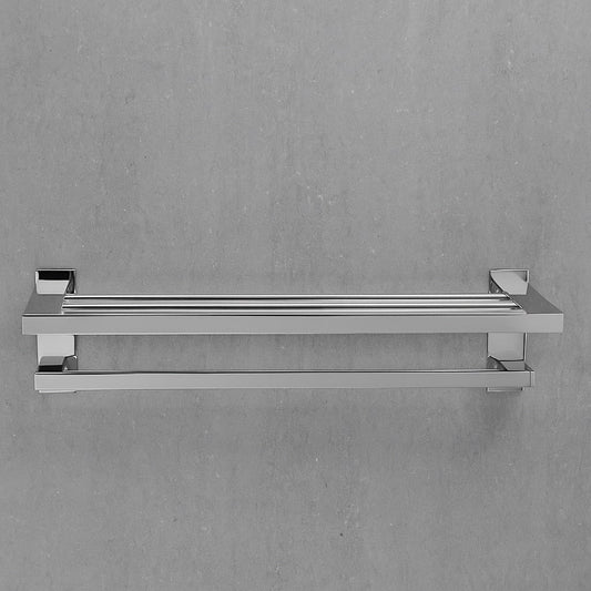 HESANIT Premium Triple Wall Towel Holder – Stainless Steel, Chrome Finish