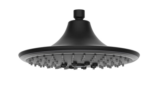 HESANIT Smart Shower Head. Hydro-Electric LED Temperature Display, 3 Spray Functions, Anti-Lime Silicone Nozzles, Premium Matt Black