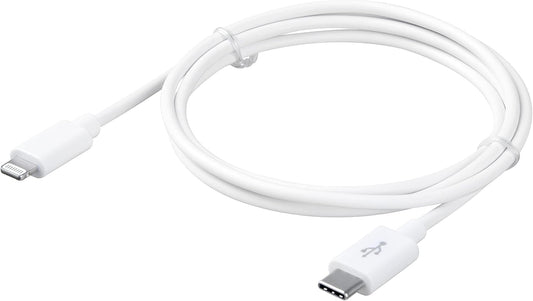 Masterplug 1Meter Apple Lightning to USB C Charging Cable 2A 18W