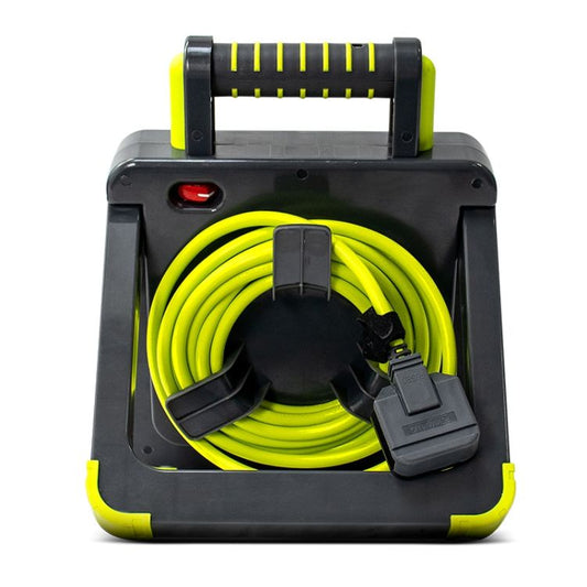 Masterplug PRO XT 5 Meter 4 Sockets Extension Reel 13A, With LED