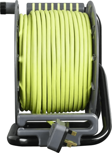 Masterplug PRO XT 50 Meter 2 Socket 13A Open Reel with 2 USB Ports