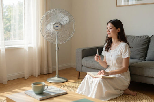 PAK FAN 24” Pedestal Fan – 190W, Heavy-Duty Metallic Body, 99.99% Copper Motor, Energy Efficient & Noiseless Performance