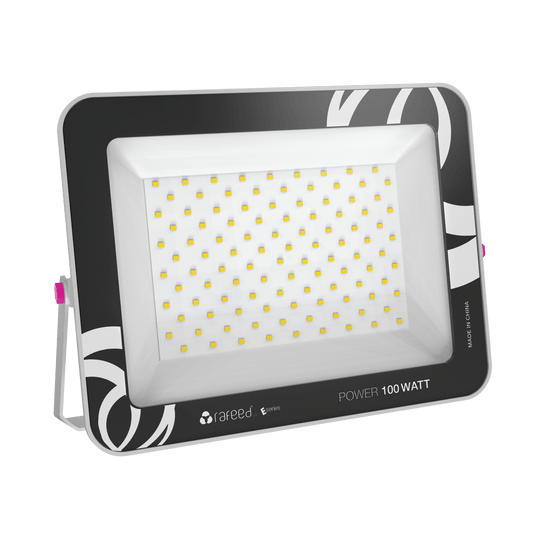 RAFEED 100W LED Flood Light – 6000K Cool White, 8500 Lumens, 120° Beam Angle, Long Life 30,000 Hours, Outdoor Security Lighting