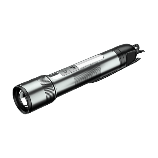Rafeed 10W Ultra-Bright Rechargeable LED Flashlight, 4 Modes, 1M Impact Resistant, Aluminum