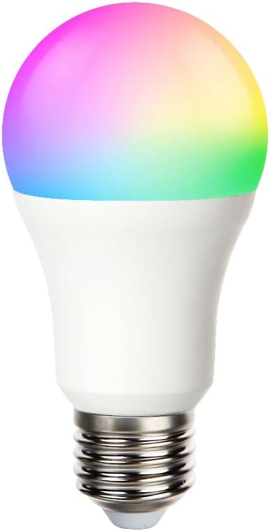 Rafeed Smart WiFi RGBCW LED Bulb E27 12W – 1000LM Dimmable Color Changing Smart Light with App Control & Scheduling
