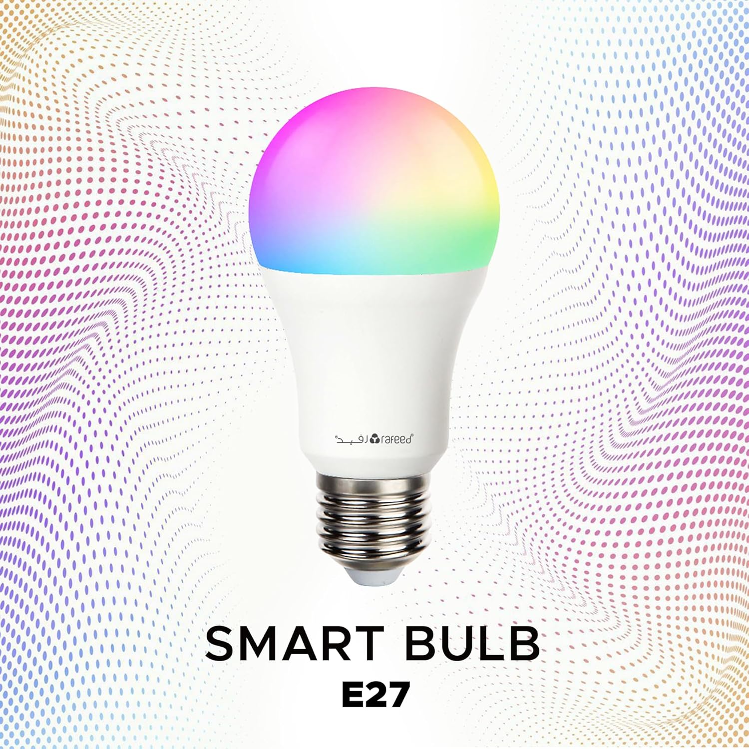 RAFEED Smart WiFi RGBCW LED Bulb E27 12W – 1000LM Dimmable Color Changing Smart Light with App Control & Scheduling