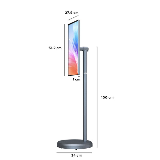Rafeed Comfortlife EQ0759 21.5" Smart Touch Screen Android Display – Full HD IPS Screen, 64GB Storage, 4GB RAM, Built-In Battery