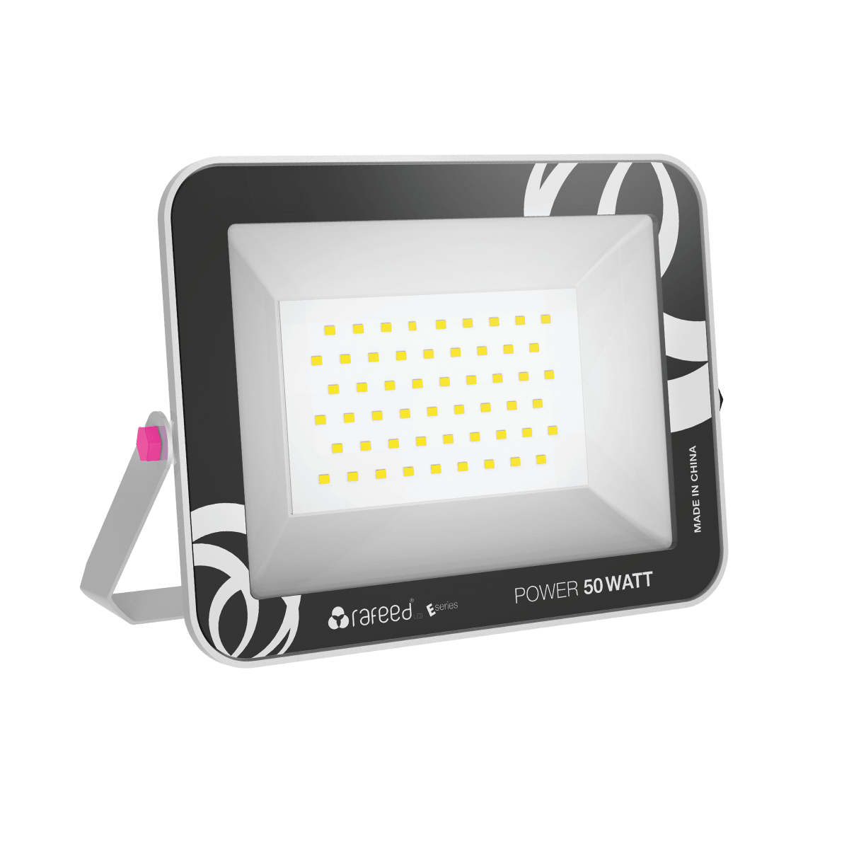 Rafeed 50W LED Flood Light – 3000K Warm White, 4000 Lumens, IP65 Waterproof, 30,000 Hours