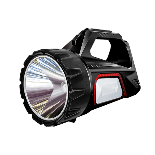 Rafeed LED 10W Search Light, 4 modes, 1M Impact Resistant, Type C and Solar Charging