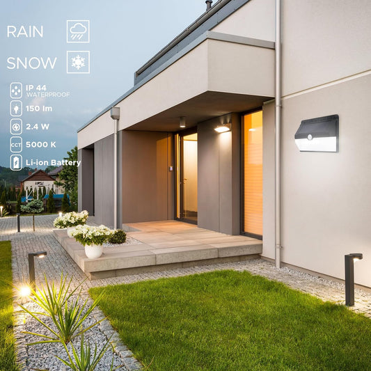 Rafeed LED Outdoor Garden Pathway Solar Light 2.4W 5000K