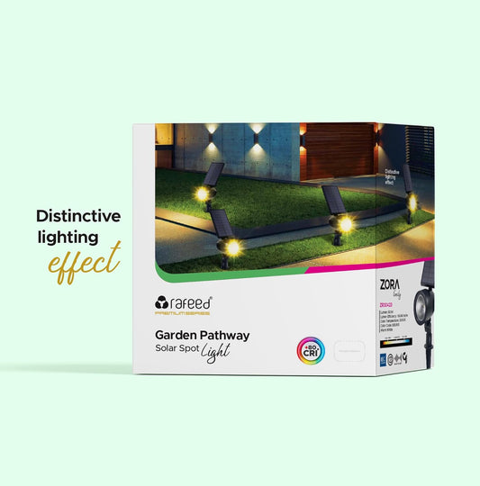 Rafeed LED Solar Powered Outdoor Garden Pathway 0.75W 3000K