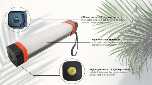 Rafeed LED Work Light 5W 500lm IP65 Waterproof Mosquito Repellent Power Bank