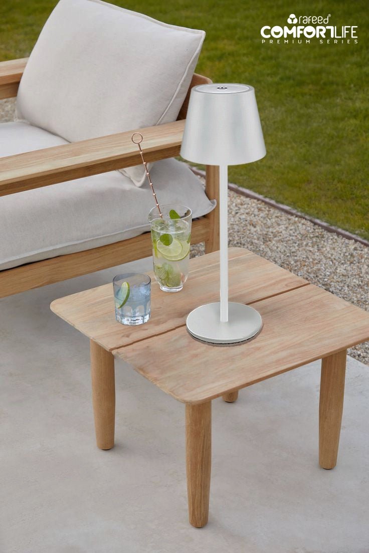 RAFEED Comfortlife Rechargeable LED Table Lamp – 3W Warm White 3000K, Touch Dimmable, USB Rechargeable Cordless Lamp