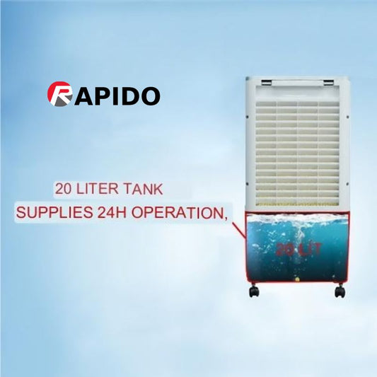 Rapido Everest Air Cooler 20L, 48Watts, With Remote, 3 Speeds