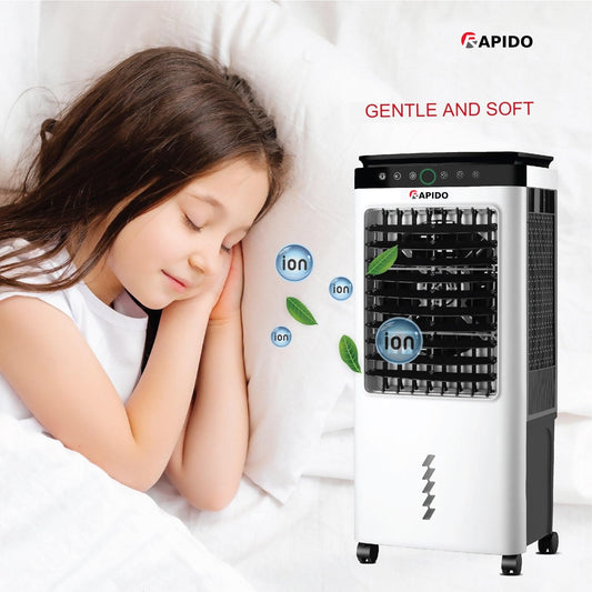 Rapido Everest Air Cooler 45L, 80Watts, Air Quality Sensor, With Remote