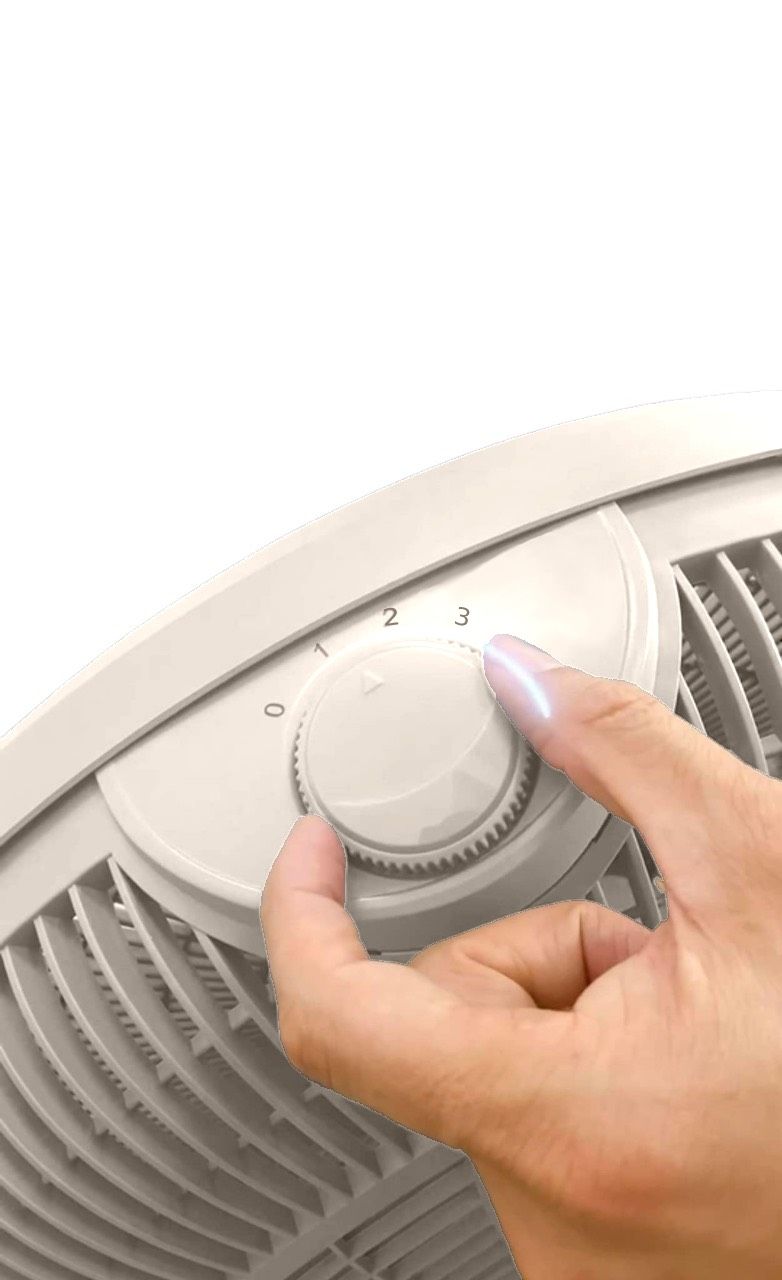 RAPIDO RWF-20AFM 20 Inch Floor Fan 60W – 5000m³/h Airflow, 180° Adjustable Tilt, 3 Speed Settings, Portable Cooling Fan