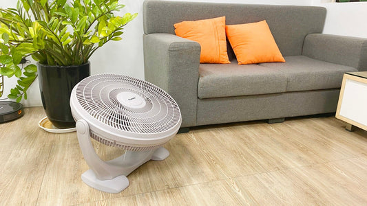 Rapido Floor Fan – 50cm High-Airflow Fan, 3 Speed Settings, Lightweight & Portable, up to 5000 m³/h Airflow