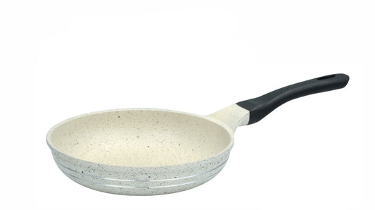 Sonex Aluminum Non-Stick 20cm Mac Fry Pan with Induction White Marble