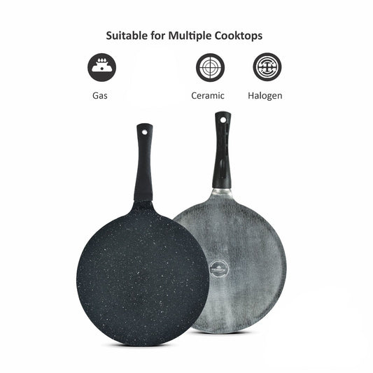 Sonex Aluminum Non-Stick 30cm Mac Tawa Grey Marble