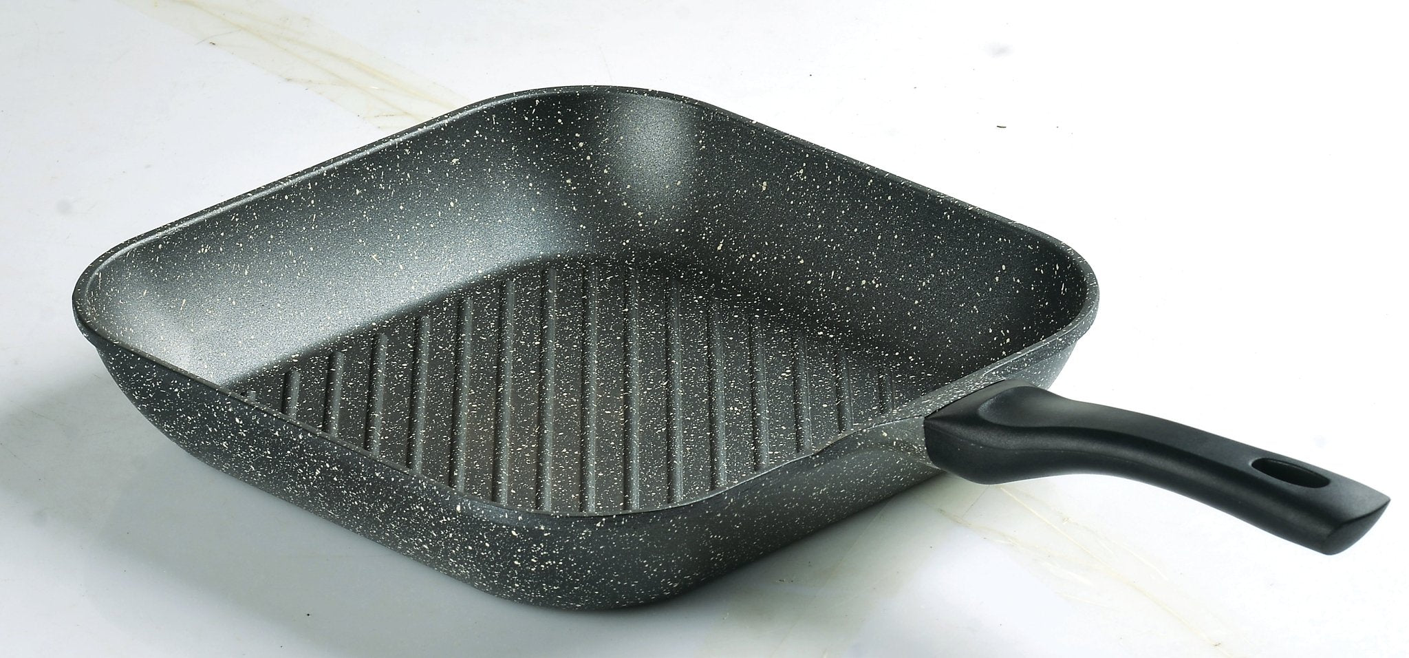 Sonex Eden 28cm Aluminum Non-Stick Grill Pan All Cooktops Grey Marble