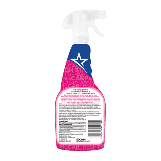The Pink Stuff Miracle Foaming Carpet & Upholstery Stain Remover 500ml