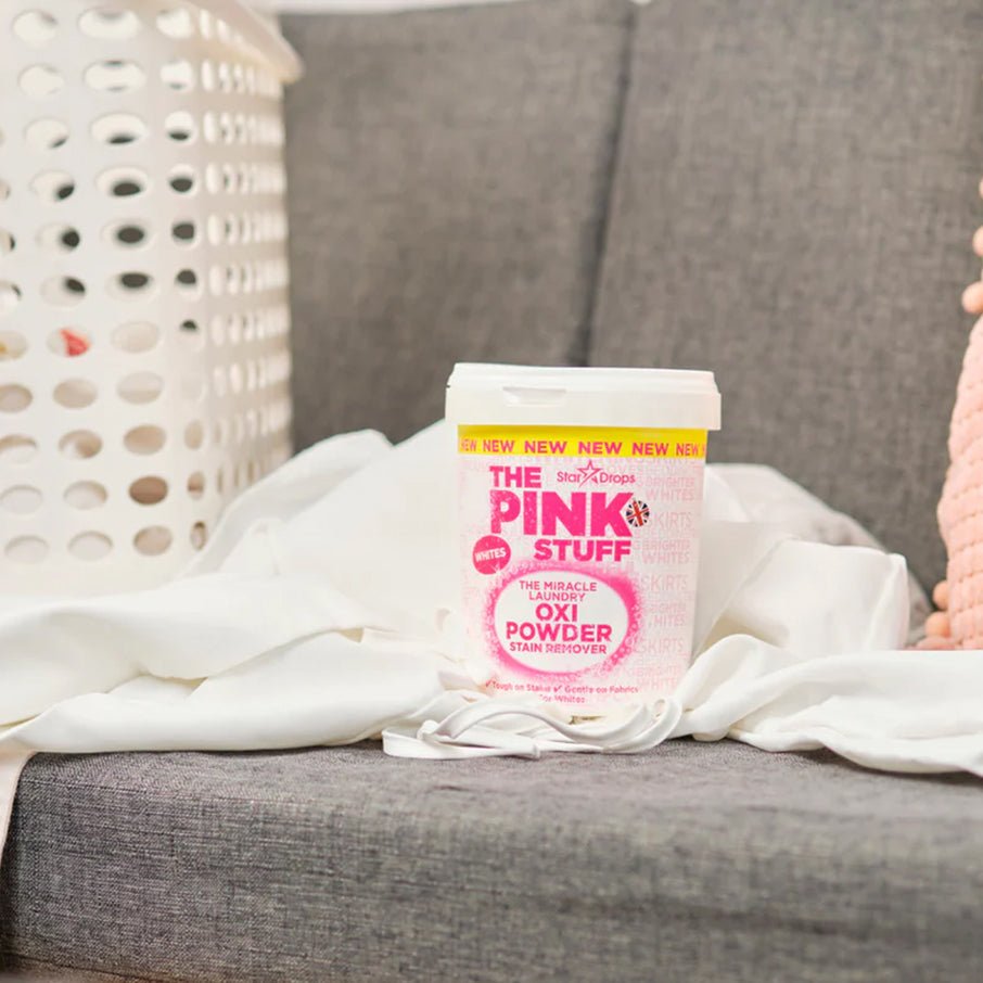 The Pink Stuff OXI Stain Remover Powder, White 1KG