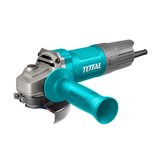TOTAL TG10911556 Angle Grinder 900W – 115mm Disc, 12,000 RPM, M14 Spindle, Auxiliary Handle