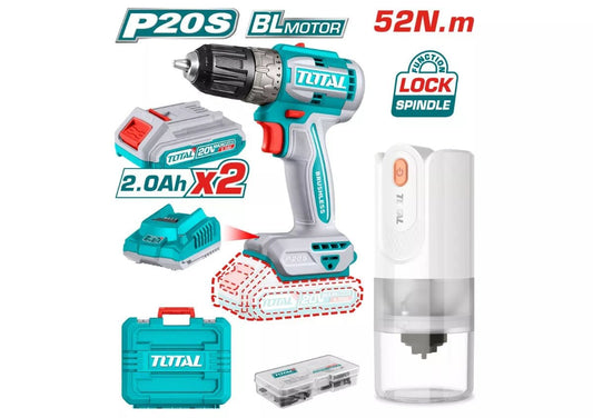 TOTAL 2 in 1 Cordless Combo Kit (Cordless Drill + Grinder)