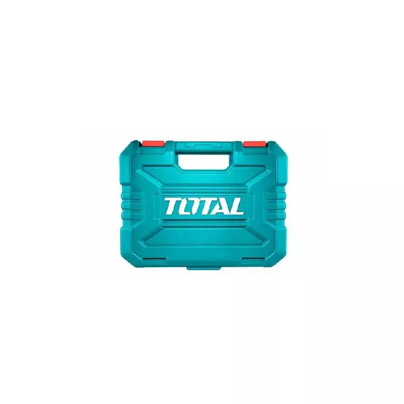 TOTAL 20 Pcs 1/2" Drive Socket Set CR-V Steel, Ratchet Handle 45T, Deep & Spark Plug Sockets, Heavy-Duty Tool Kit