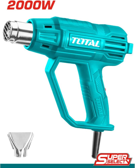 TOTAL 2000W Heavy-Duty Heat Gun, Variable Temperature Control