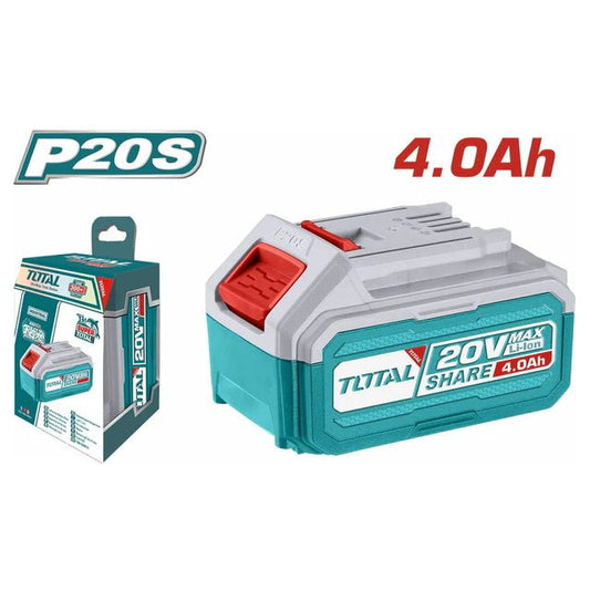 TOTAL 20V 4.0Ah Li-Ion Power Share Battery High-Capacity Rechargeable Pack
