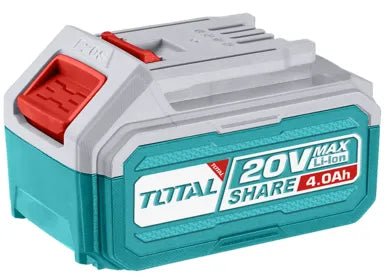 TOTAL 20V Li-Ion Battery (4.0Ah) Long-Lasting Rechargeable Battery for Power Tools
