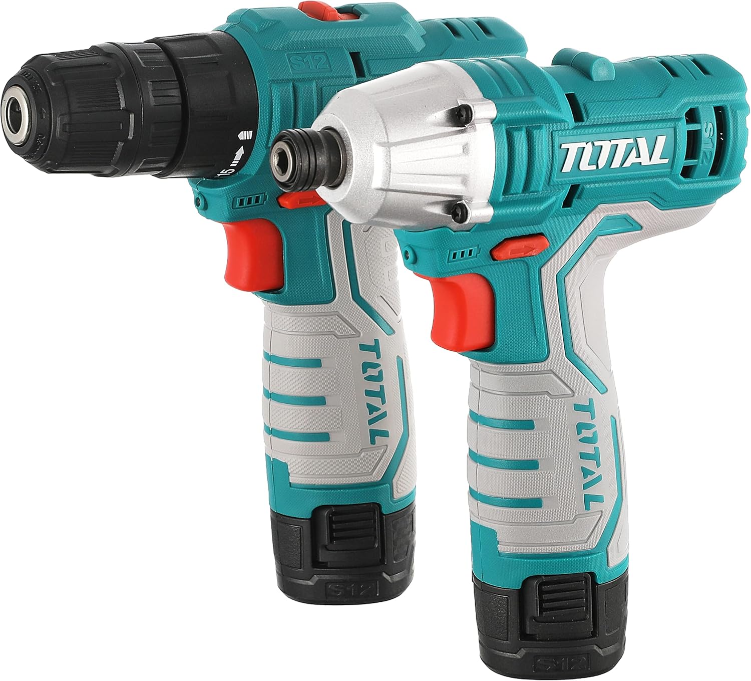 TOTAL 2Pcs Cordless Combo Kit 12V